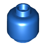 Minifig Head [Plain] [Hollow Stud] (3626c)