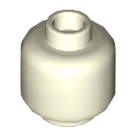 Minifig Head [Plain] [Hollow Stud] (3626c)