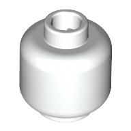 Minifig Head [Plain] [Hollow Stud] (3626c)