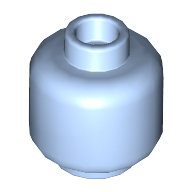 Minifig Head [Plain] [Hollow Stud] (3626c)