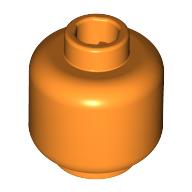 Minifig Head [Plain] [Hollow Stud] (3626c)