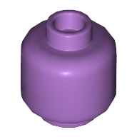 Minifig Head [Plain] [Hollow Stud] (3626c)