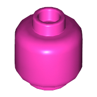 Minifig Head [Plain] [Hollow Stud] (3626c)