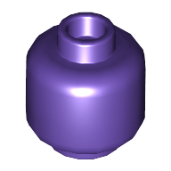 Minifig Head [Plain] [Hollow Stud] (3626c)