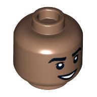 Minifig Head, Smile with Teeth/Scared Open Mouth print (3626cpr3876)