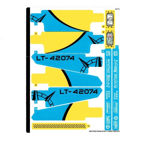 Sticker Sheet for Set 42074-1 (36570)