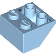 Slope Inverted 45° 2 x 2 [Ovoid Bottom Pin, Bar-sized Stud Holes] (3660)