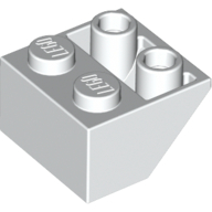 Slope Inverted 45° 2 x 2 [Ovoid Bottom Pin, Bar-sized Stud Holes] (3660)