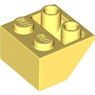 Slope Inverted 45° 2 x 2 [Ovoid Bottom Pin, Bar-sized Stud Holes] (3660)