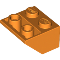 Slope Inverted 45° 2 x 2 [Ovoid Bottom Pin, Bar-sized Stud Holes] (3660)