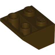 Slope Inverted 45° 2 x 2 [Ovoid Bottom Pin, Bar-sized Stud Holes] (3660)