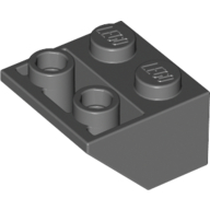 Slope Inverted 45° 2 x 2 [Ovoid Bottom Pin, Bar-sized Stud Holes] (3660)