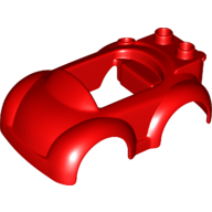 Duplo Car Body 4 x 6 x 1 1/2 with Two Studs at Back (36744)