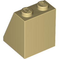 Slope 65° 2 x 2 x 2 with Bottom Tube (3678b)