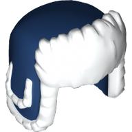 Hat Ushanka with Dark Blue Print (36933pr0003)