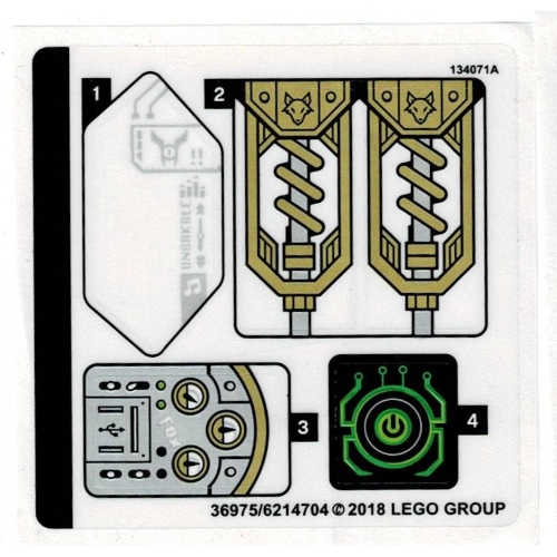 Sticker Sheet for Set 72005-1 (36975)