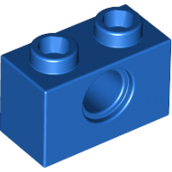 Technic Brick 1 x 2 [1 Pin Hole] (3700)