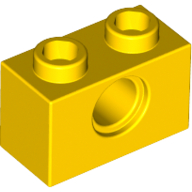 Technic Brick 1 x 2 [1 Pin Hole] (3700)