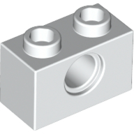 Technic Brick 1 x 2 [1 Pin Hole] (3700)