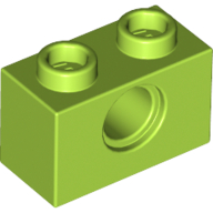 Technic Brick 1 x 2 [1 Pin Hole] (3700)