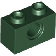 Technic Brick 1 x 2 [1 Pin Hole] (3700)