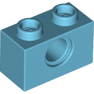 Technic Brick 1 x 2 [1 Pin Hole] (3700)