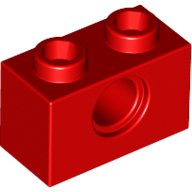 Technic Brick 1 x 2 [1 Pin Hole] (3700)
