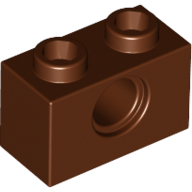 Technic Brick 1 x 2 [1 Pin Hole] (3700)