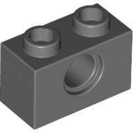 Technic Brick 1 x 2 [1 Pin Hole] (3700)