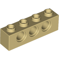 Technic Brick 1 x 4 [3 Pin Holes] (3701)