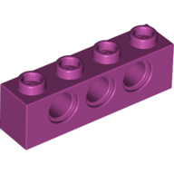 Technic Brick 1 x 4 [3 Pin Holes] (3701)