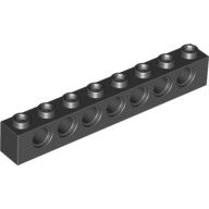 Technic Brick 1 x 8 [7 Pin Holes] (3702)