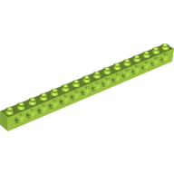 Technic Brick 1 x 16 [15 Pin Holes] (3703)