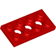 Technic Plate 2 x 4 [3 Holes] (3709)
