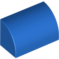Brick Curved 1 x 2 x 1 No Studs (37352)