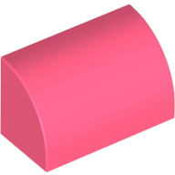 Brick Curved 1 x 2 x 1 No Studs (37352)