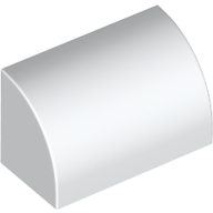 Brick Curved 1 x 2 x 1 No Studs (37352)
