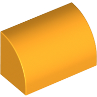 Brick Curved 1 x 2 x 1 No Studs (37352)