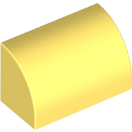 Brick Curved 1 x 2 x 1 No Studs (37352)