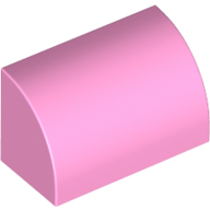 Brick Curved 1 x 2 x 1 No Studs (37352)