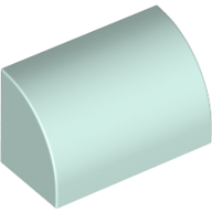 Brick Curved 1 x 2 x 1 No Studs (37352)