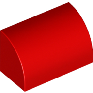Brick Curved 1 x 2 x 1 No Studs (37352)