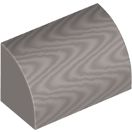 Brick Curved 1 x 2 x 1 No Studs (37352)