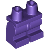 Hips and Dark Purple Medium Legs [Complete Assembly] (37364c09)