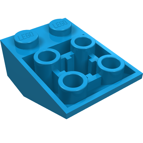 Slope Inverted 33° 3 x 2 [Connections between Studs] (3747b)