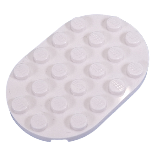 Plate Round 4 x 6 (3766)