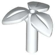 Plant, Stem with 3 Leaves and Bottom Pin (37695)