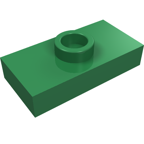 Plate Special 1 x 2 with 1 Stud without Groove (Jumper) (3794a)