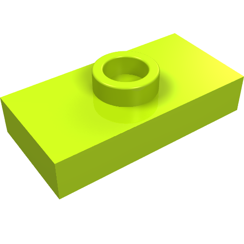 Plate Special 1 x 2 with 1 Stud without Groove (Jumper) (3794a)