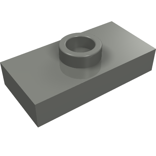 Plate Special 1 x 2 with 1 Stud without Groove (Jumper) (3794a)
